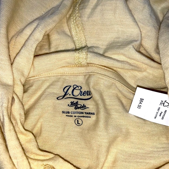 J. Crew uni-sex light weight hoodie - Picture 5 of 8